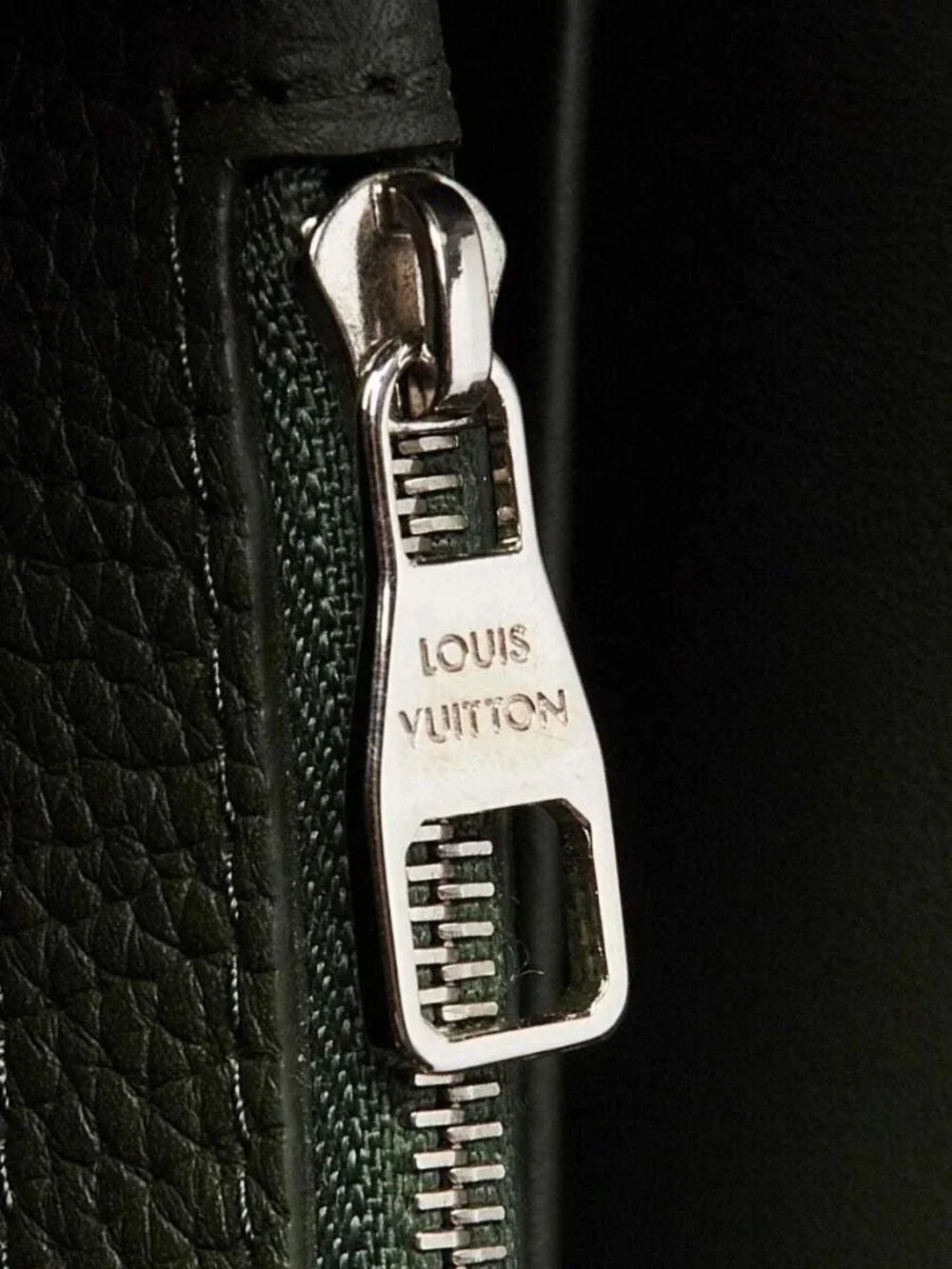 Louis Vuitton Galet/Violet Taurillon Leather Capucines MM Bag